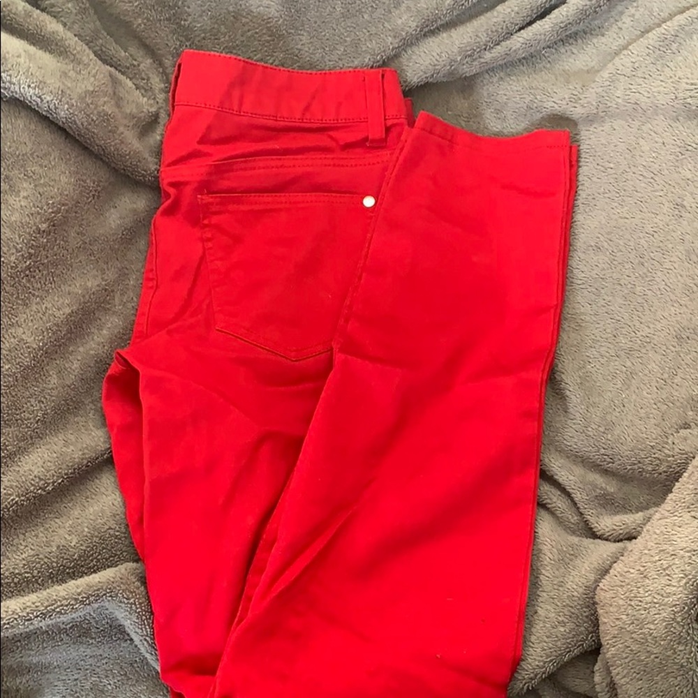Red skinny